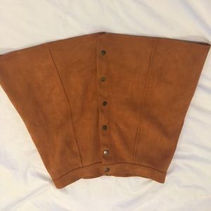 Beautiful suede skirt